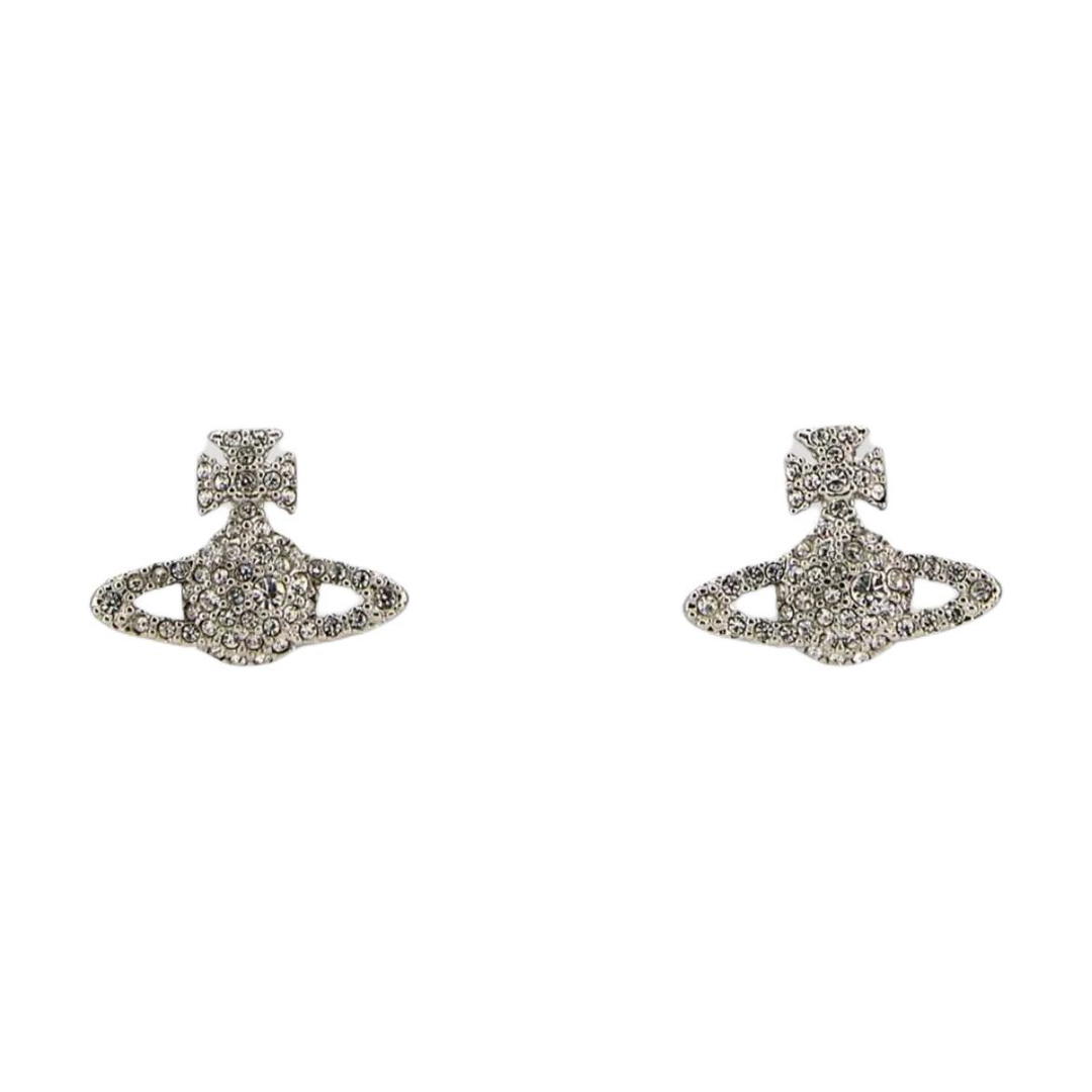 Vivienne Westwood Vivienne Westwood Screw, Crystal Earrings Women's Silver