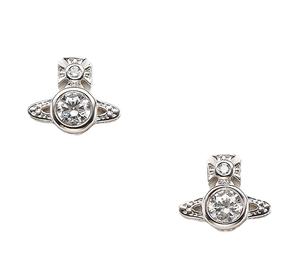 Buy Vivienne Westwood Rhinestone Stud Earrings Women's at Sasom – Authentic and Ready to Ship