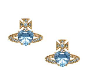 Buy Vivienne Westwood Brass Stud Earrings Women's Gold at Sasom – Authentic and Ready to Ship