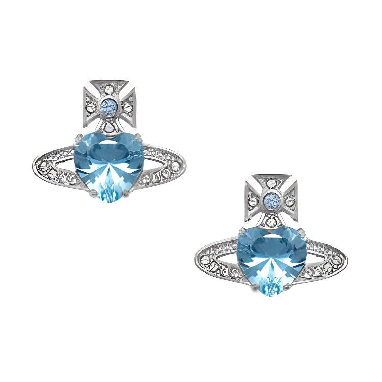 Vivienne Westwood Vivienne Westwood Ariella Earrings - Silver/Blue