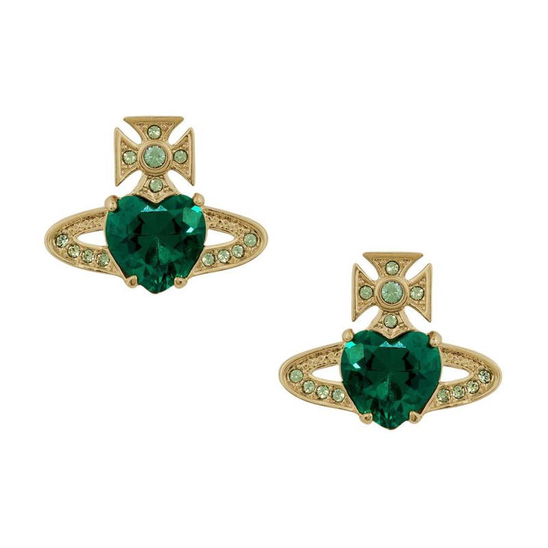 Vivienne Westwood Vivienne Westwood ARIELLA Earrings - Gold/Green