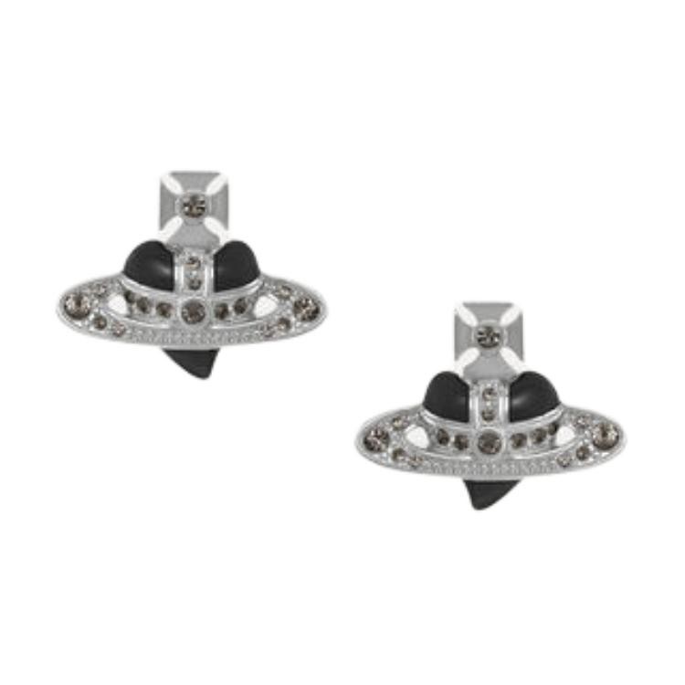 Vivienne Westwood Vivienne Westwood Brass Earrings - Black/Silver