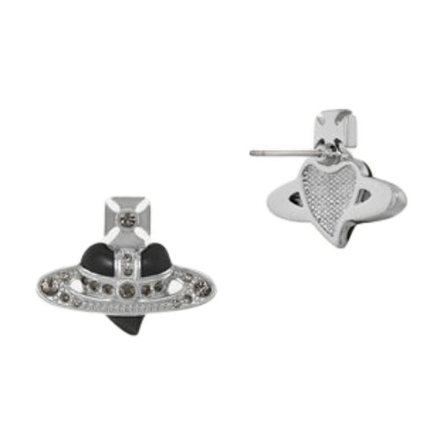 Vivienne Westwood Vivienne Westwood Brass Earrings - Black/Silver - view 2