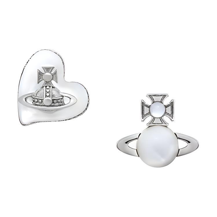 Vivienne Westwood Vivienne Westwood Brass Stud Earrings Unisex Silver