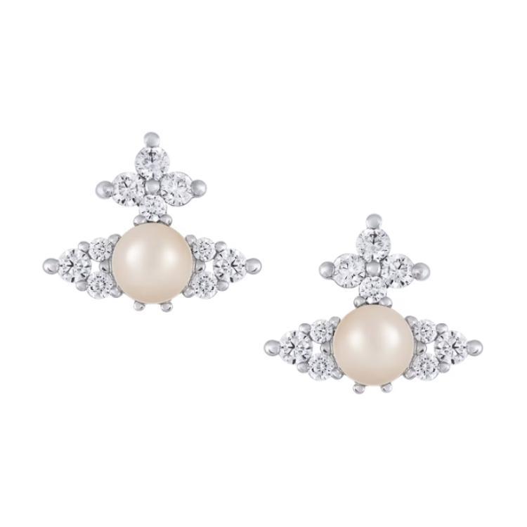 Vivienne Westwood Vivienne Westwood Orb Shaped Pearl Earrings