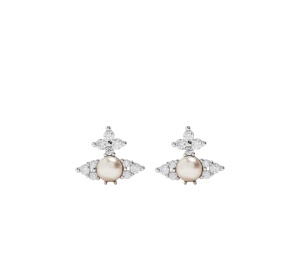 Buy Vivienne Westwood Feodora Earrings Silver at Sasom – Authentic and Ready to Ship