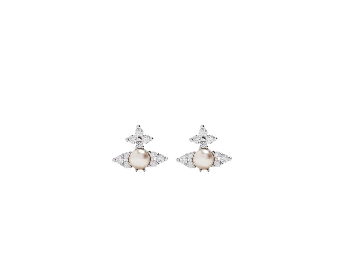 Vivienne Westwood Vivienne Westwood Feodora Earrings Silver