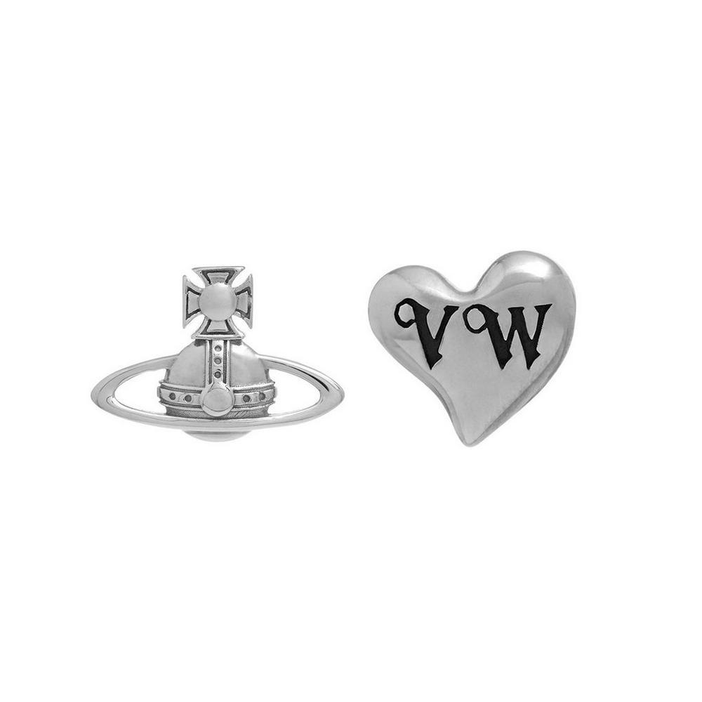 Vivienne Westwood Vivienne Westwood Silver, Recycled Silver Stud Earrings Unisex Silver