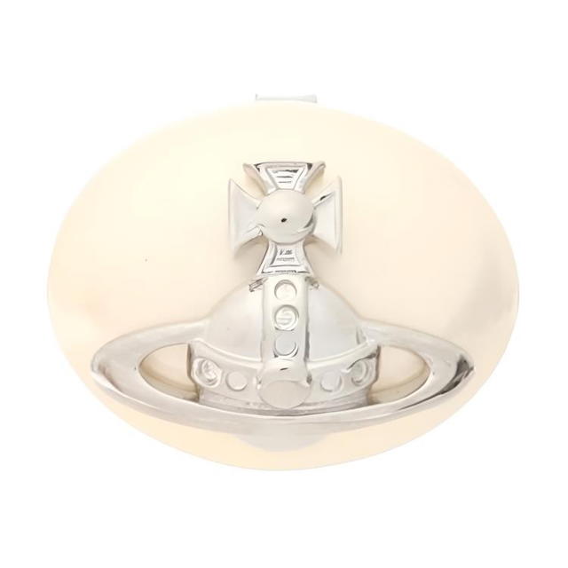 Vivienne Westwood Vivienne Westwood Brass Earrings - Pearl White - view 2