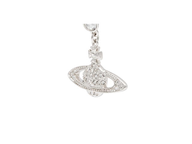 Vivienne Westwood Vivienne Westwood Mini Bath Relief Drop Earrings Silver - view 4