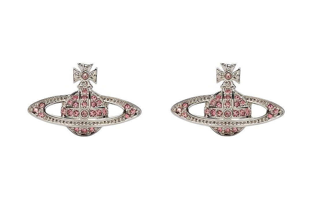 Vivienne Westwood Vivienne Westwood Logo Plaque Studded Earrings