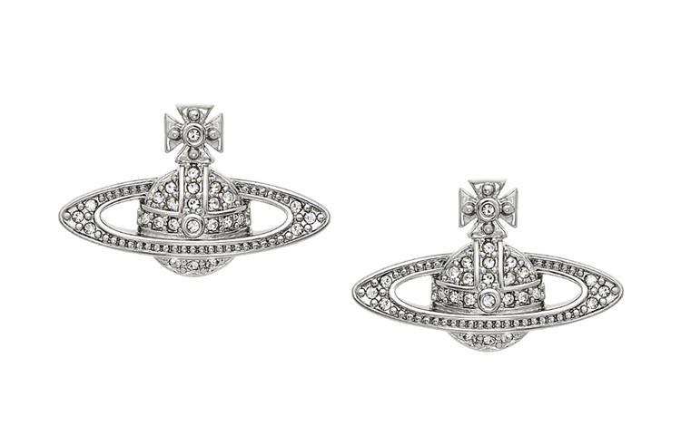 Vivienne Westwood Vivienne Westwood Mini Bas Relief Studs - silver
