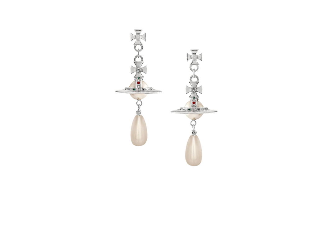 Vivienne Westwood Vivienne Westwood Pearl Drop Earrings Silver