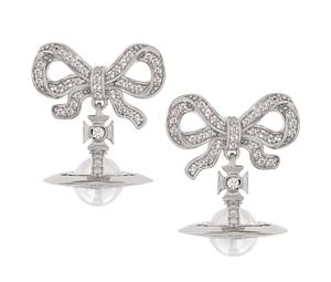 Buy Vivienne Westwood Earrings Women's Silver at Sasom – Authentic and Ready to Ship