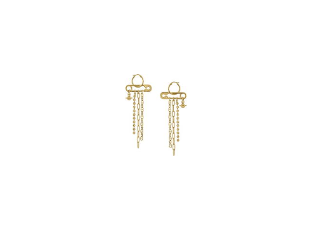 Vivienne Westwood Vivienne Westwood Ginetta Earrings Gold - view 1