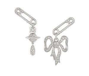 Buy Vivienne Westwood Lilith Earrings - Silver at Sasom – Authentic and Ready to Ship