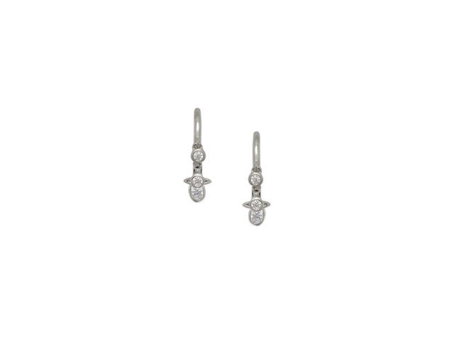 Vivienne Westwood Vivienne Westwood Gale Earrings Silver White - view 1