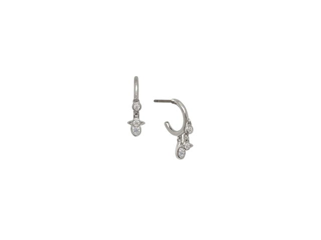 Vivienne Westwood Vivienne Westwood Gale Earrings Silver White - view 2