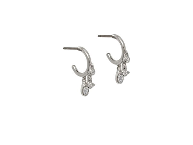 Vivienne Westwood Vivienne Westwood Gale Earrings Silver White - view 3