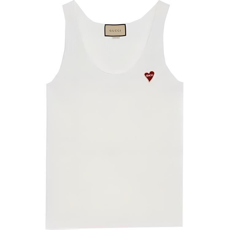 Gucci Gucci X Harry Styles Co branded Tank Tops Women's White