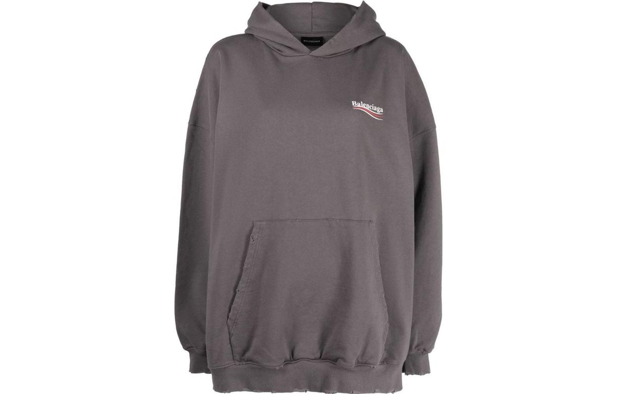 Balenciaga Balenciaga Sweatshirt Loose Fit Style Women's Gray