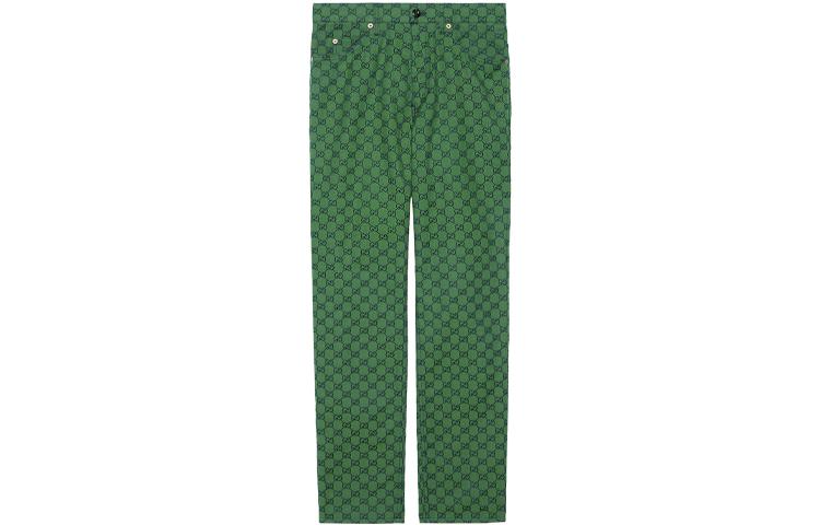 Gucci Gucci Casual Pants Men Green