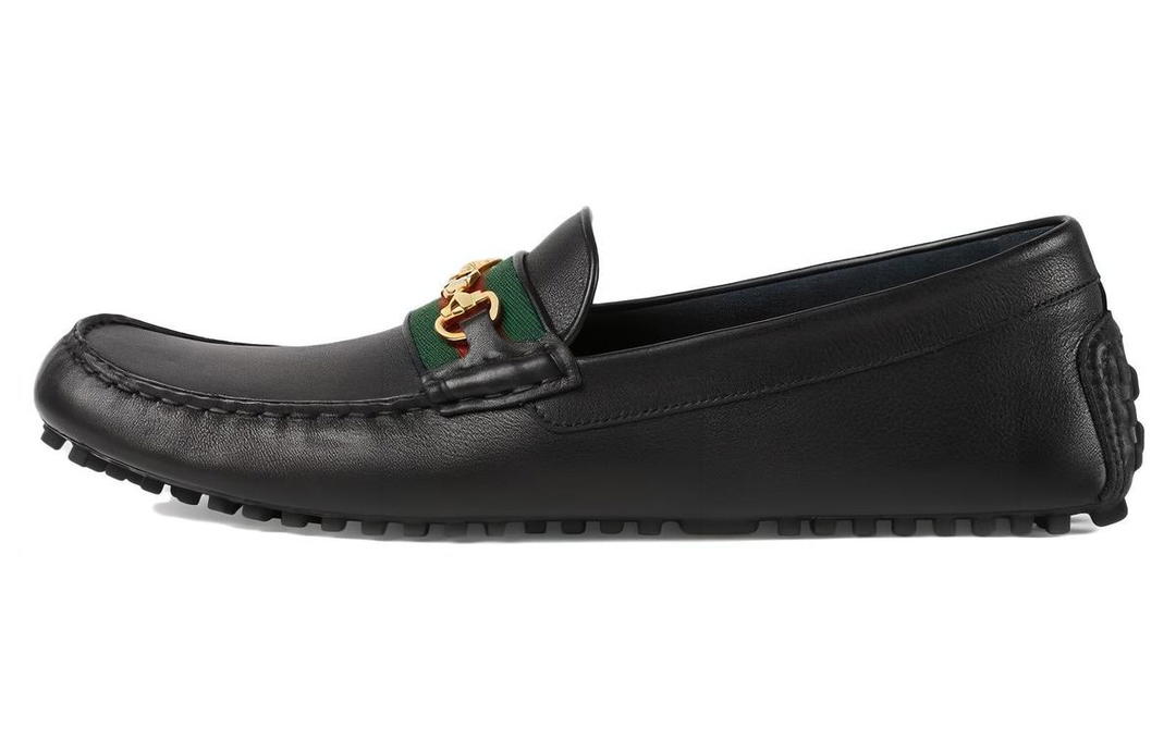 Gucci Gucci Horsebit Casual Shoes Men's Black