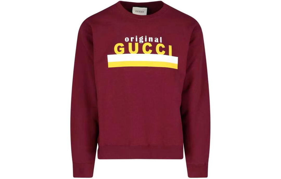 Gucci Gucci Sweatshirts Men Brown Red