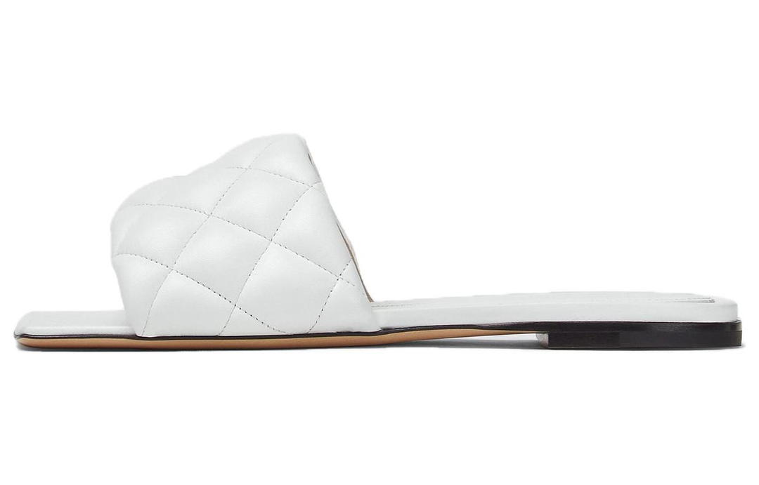 Bottega Veneta Bottega Veneta Slide Slippers Women's White