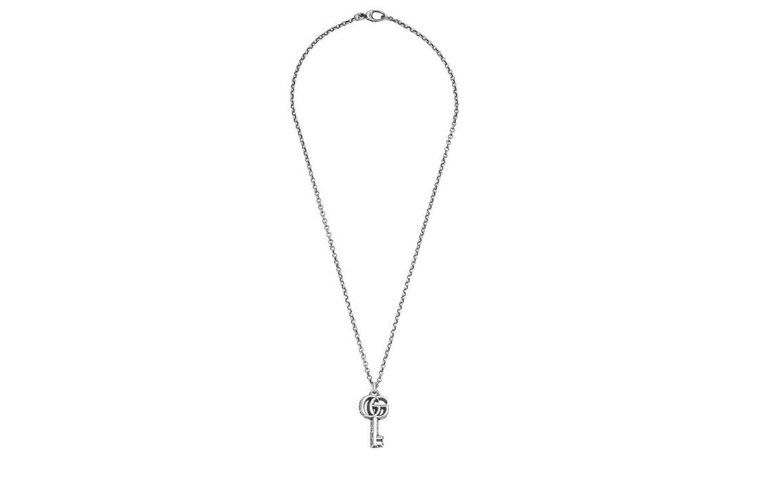 Gucci Gucci Unisex Classic Double G Key Necklace