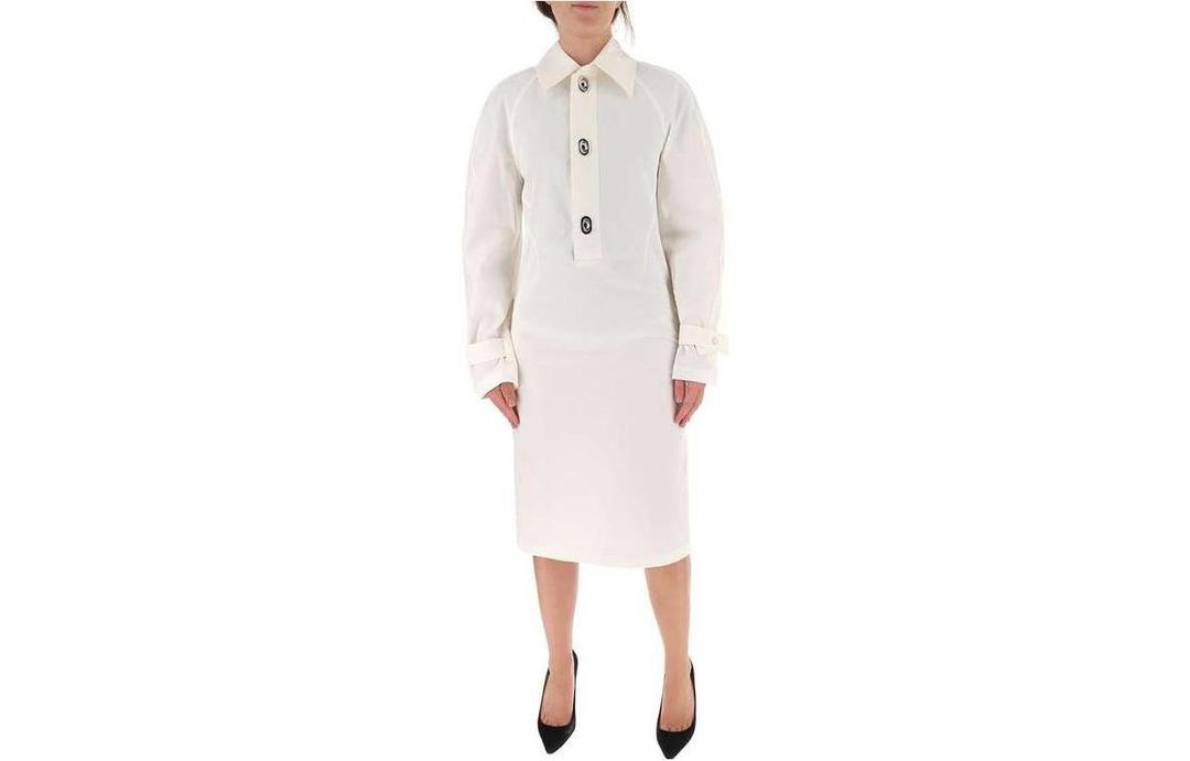 Bottega Veneta Bottega Veneta Long-Sleeved Dresses Women's White