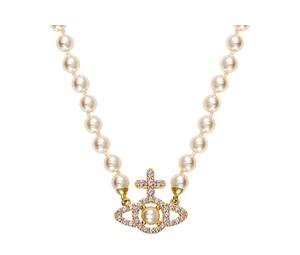 Buy Vivienne Westwood Orb Pendant Embellished Necklace at Sasom – Authentic and Ready to Ship