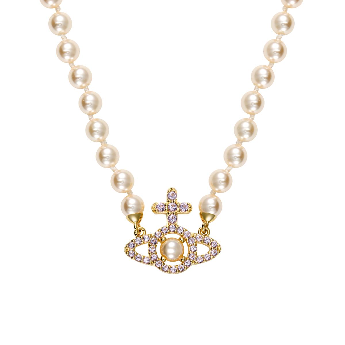 Vivienne Westwood Vivienne Westwood Orb Pendant Embellished Necklace