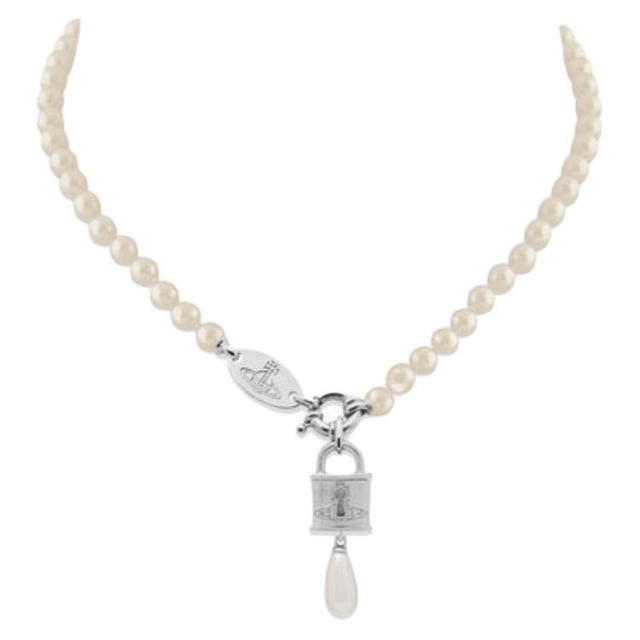 Vivienne Westwood Vivienne Westwood Celestia Necklace - Cream White/Silver - view 3