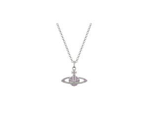 Buy Vivienne Westwood Mini Bas Relief Pendant Silver Violet at Sasom – Authentic and Ready to Ship