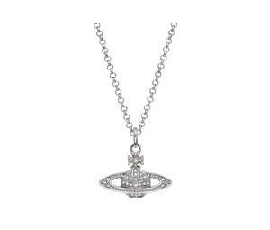 Buy Vivienne Westwood Mini Bas Relief Pendant - silver at Sasom – Authentic and Ready to Ship