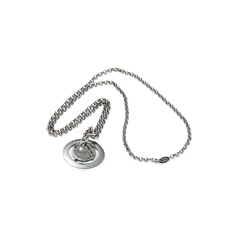Vivienne Westwood Vivienne Westwood Brass Necklaces Unisex Gunmetal Gray