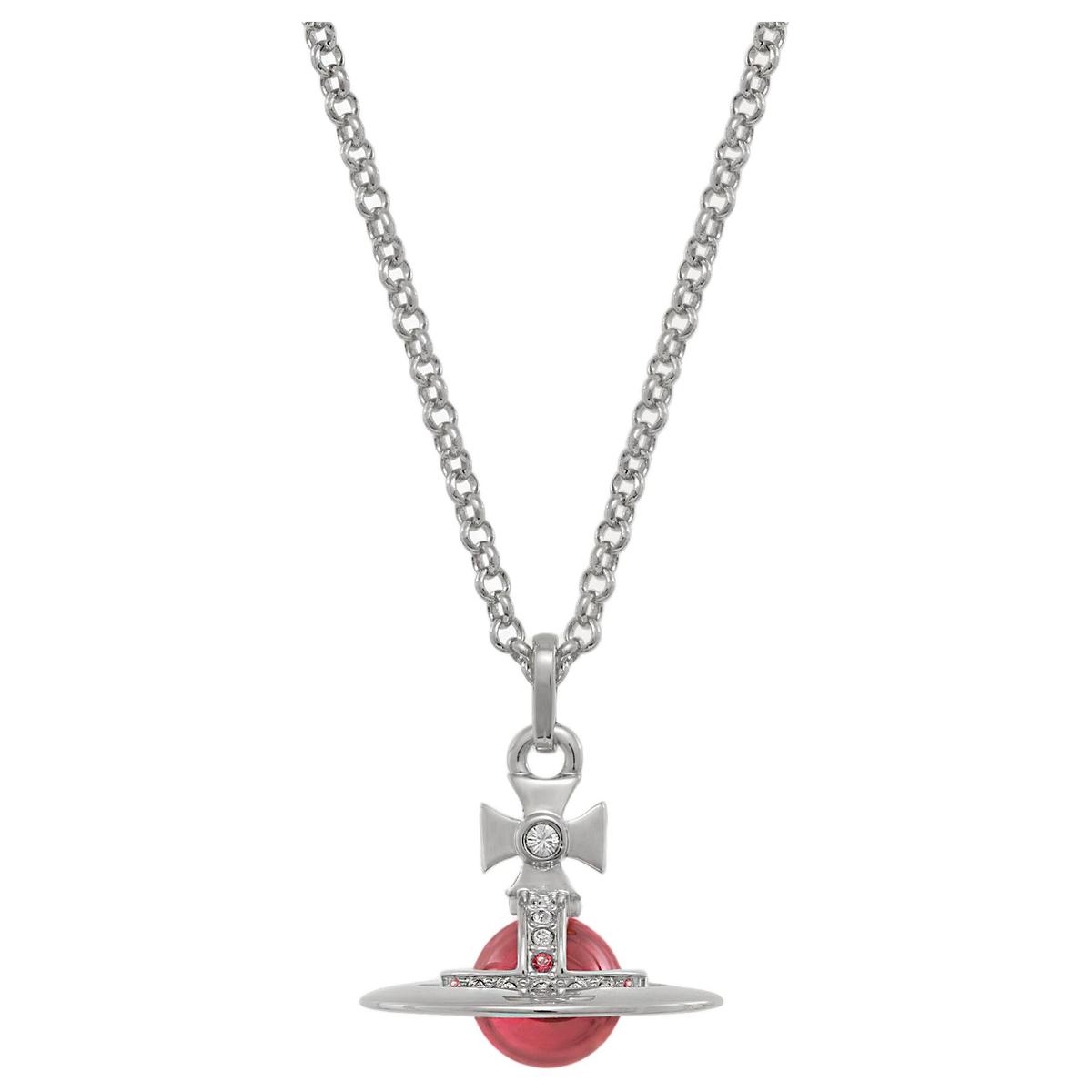 Vivienne Westwood Vivienne Westwood Brass Necklaces Unisex Red Silver