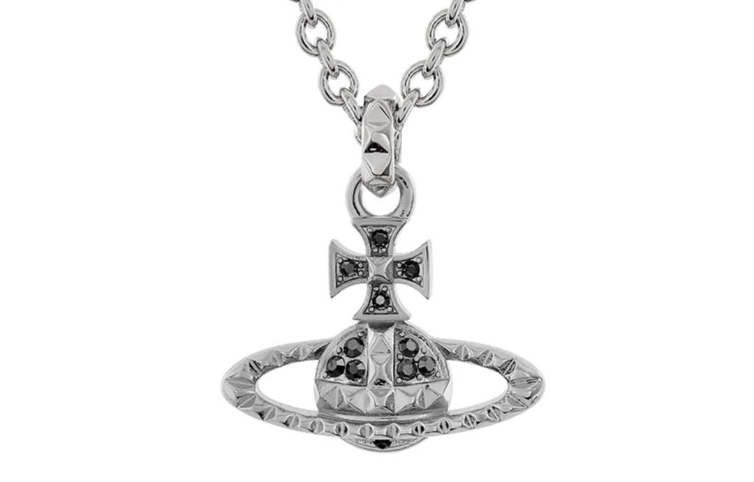 Vivienne Westwood Vivienne Westwood Molybdenum Silver Necklaces Men's Defined Color