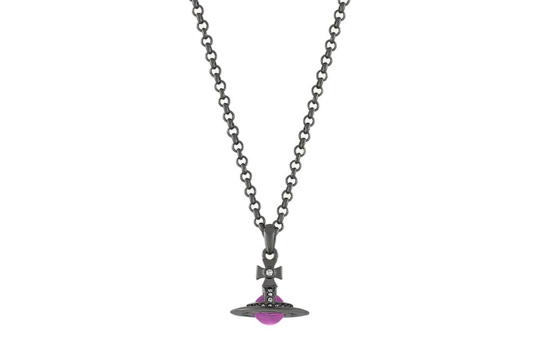 Vivienne Westwood Vivienne Westwood Brass Necklaces Men's Gunmetal Gray