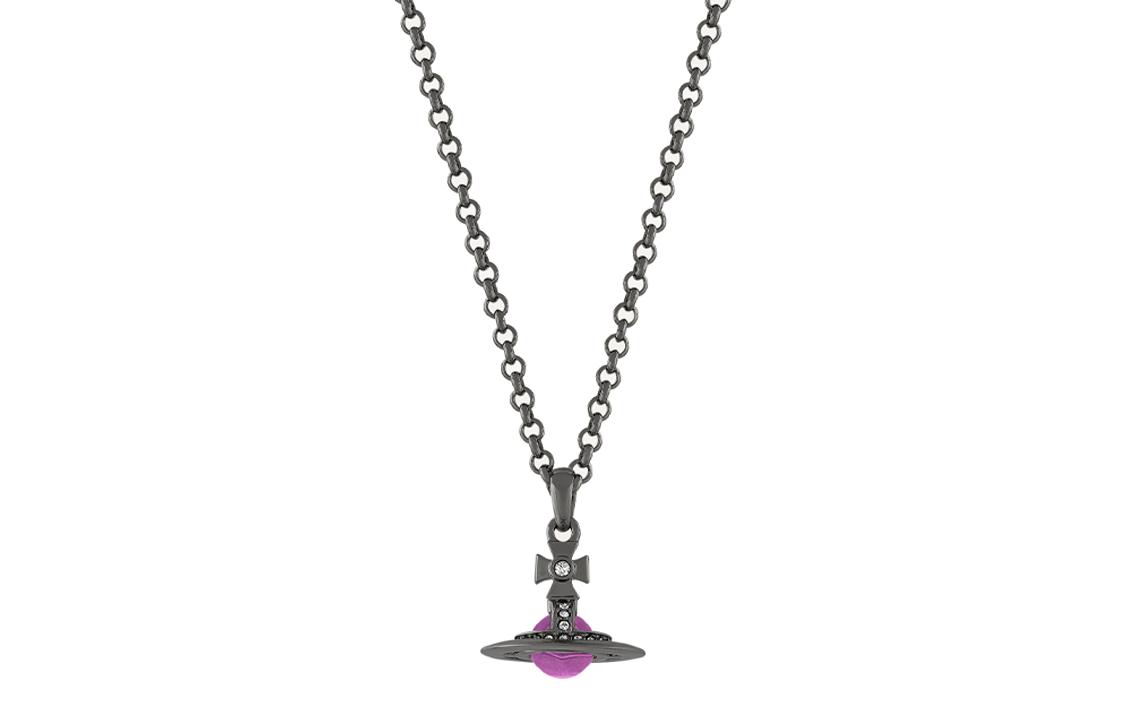 Vivienne Westwood Vivienne Westwood Brass Necklaces Men's Gunmetal Gray