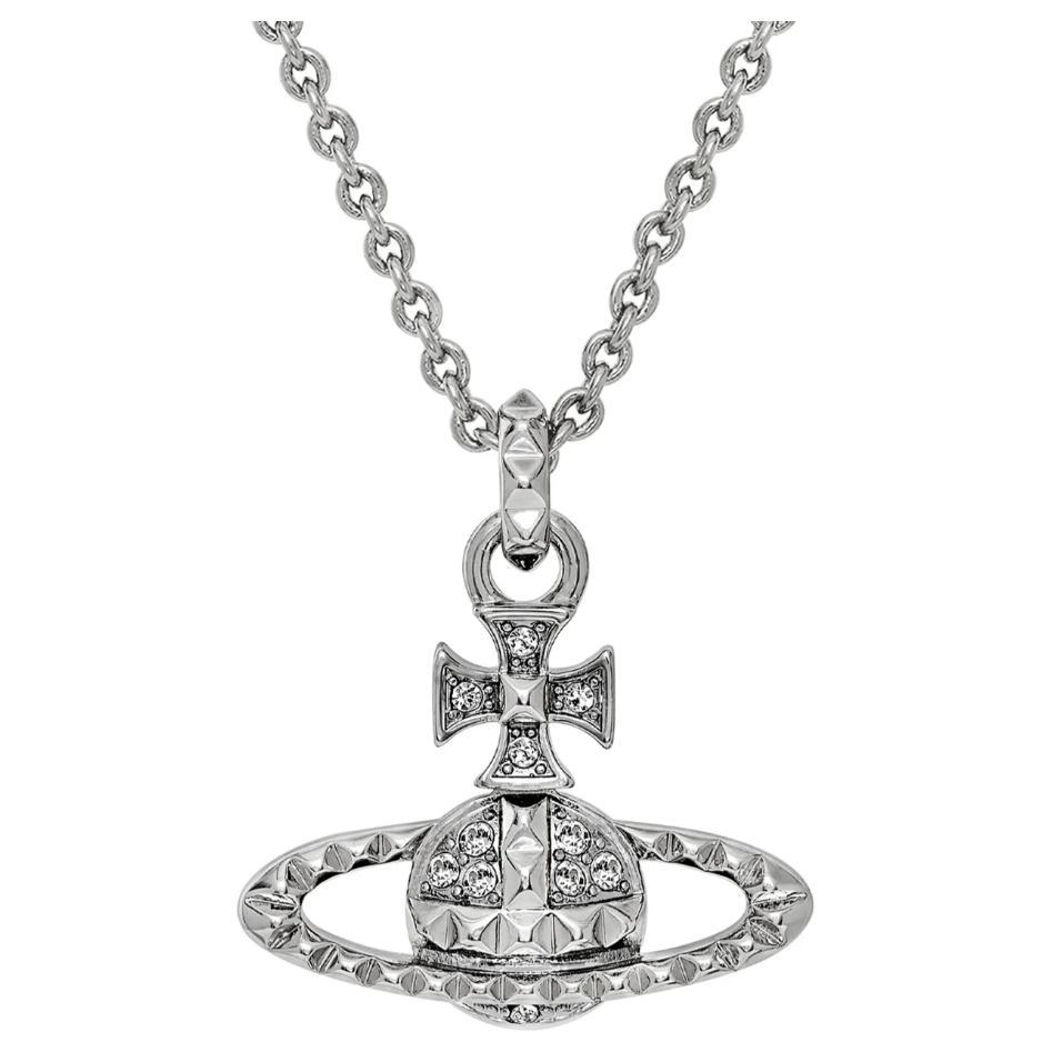 Vivienne Westwood Vivienne Westwood Rhodium Plated Brass Necklaces Unisex Silver
