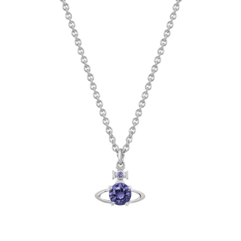 Vivienne Westwood Vivienne Westwood Reina Necklace - Silver/Lavender