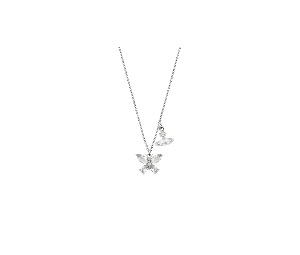 Buy Vivienne Westwood Elianne Pendant Platinum White CZ at Sasom – Authentic and Ready to Ship