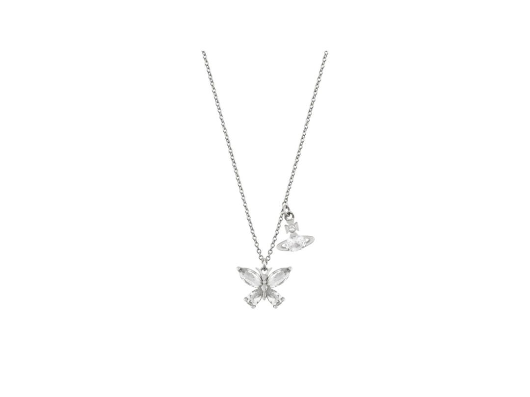 Vivienne Westwood Vivienne Westwood Elianne Pendant Platinum White CZ