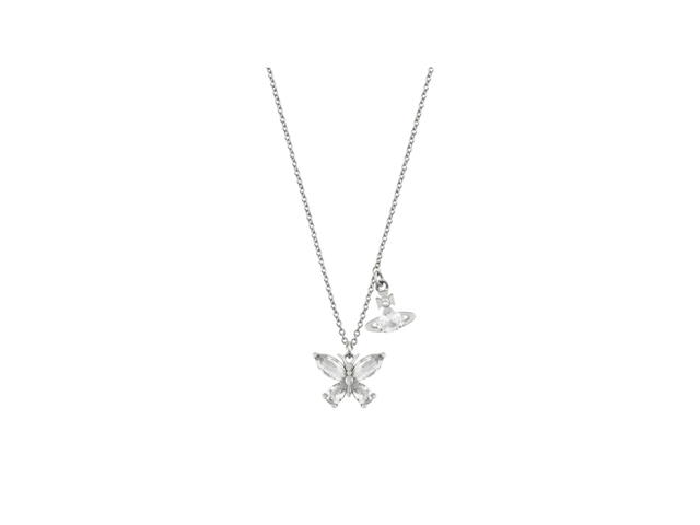 Vivienne Westwood Vivienne Westwood Elianne Pendant Platinum White CZ - view 1