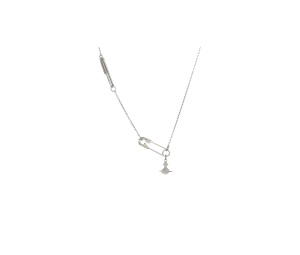 Buy Vivienne Westwood Safety Pin Pendant Necklace Silver at Sasom – Authentic and Ready to Ship