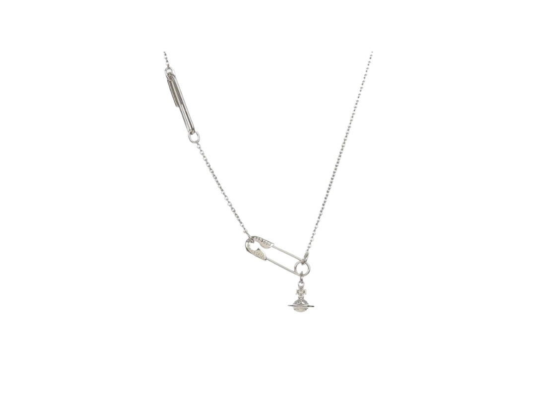 Vivienne Westwood Vivienne Westwood Safety Pin Pendant Necklace Silver
