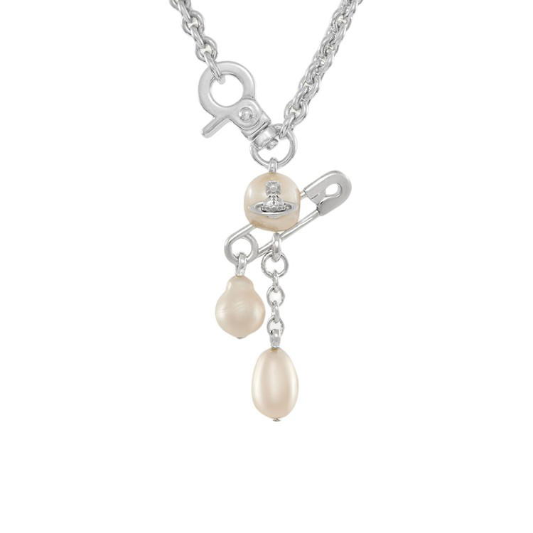 Vivienne Westwood Vivienne Westwood Patterned Necklace - Silver