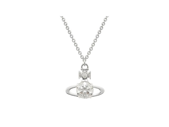 Vivienne Westwood Vivienne Westwood Reina Large Necklace Reina Platinum White CZ - view 1